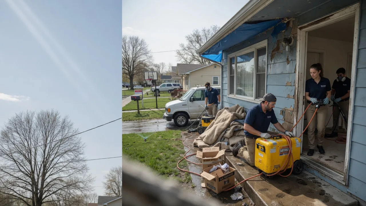 Basement Flood Cleanup in Tioga, TX near me